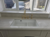 Taj Mahal quartz worktop, Bristol project