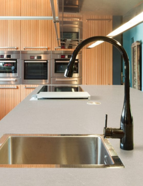talia grey quartz worktop