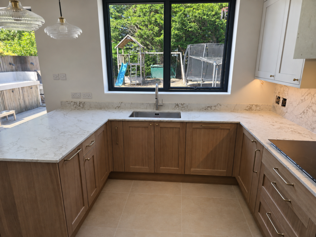 Arabescato Capri Creates a Striking Centrepiece in Basingstoke