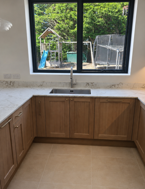 Arabescato Capri Creates a Striking Centrepiece in Basingstoke