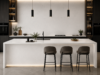 Arabescato Lite Grey quartz worktop