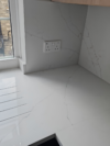 Aria White Quartz Kitchen in Highgate, London