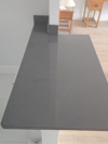 Graphite ice quartz worktop project in London