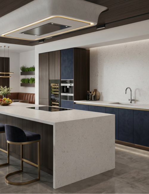 Luna Beige quartz worktop
