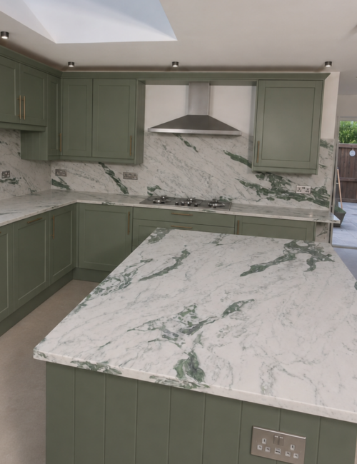 Monsanto quartz in Knightsbridge, London