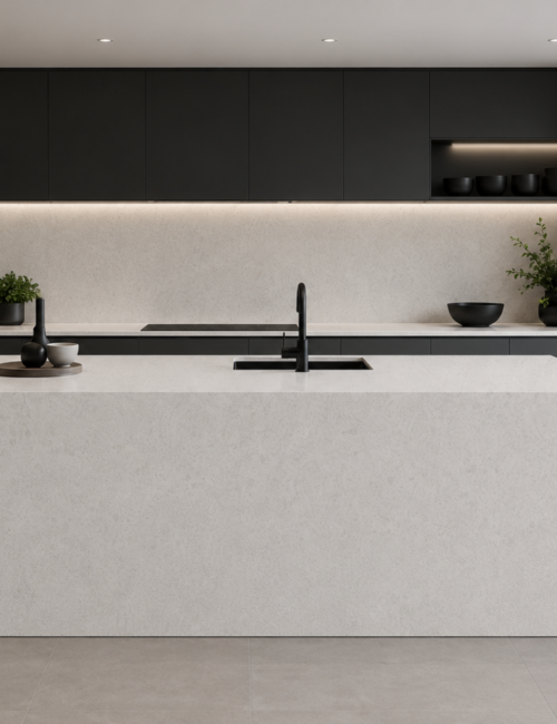Vanilla quartz worktop