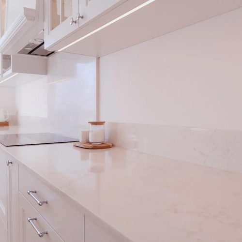 arabescato vagli Hob Splashback, splashback