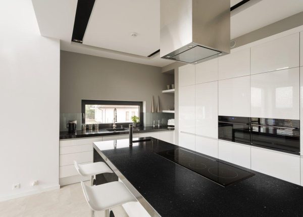 Midnight Starburst quartz worktop